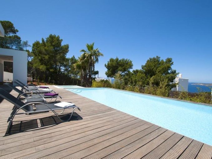 Villa avec piscine vue mer Ibiza