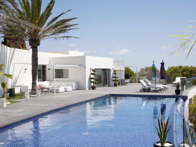 villa vue mer avec piscine Ibiza