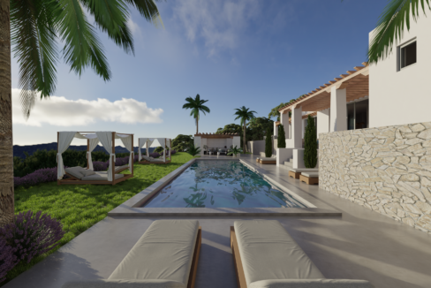 villa de luxe avec piscine à vendre Ibiza